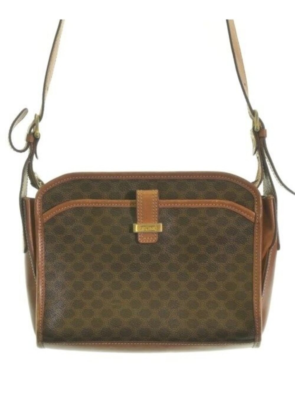 Celine Macadam Pattern Shoulder Bag